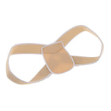 Maxbell Maxbell Clavicle Hampback Posture Corrector Back Shoulder Support Belt Brace L Beige