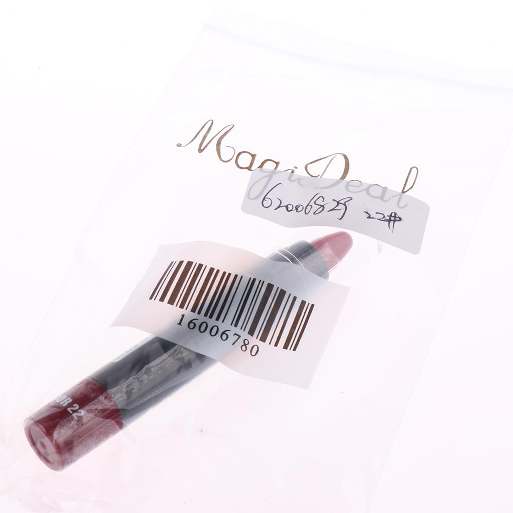 Maxbell Maxbell Lasting Moisturizing Velvet Lipstick Matte Gloss Lip Crayon Comestics Pencil #D