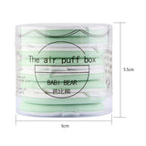 Maxbell Maxbell 8x Air Cushion Puff Cream Applicator Sponge Puff Facial Powder Smooth Pads Green