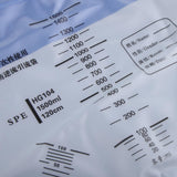 Maxbell 2pcs 1500ml Disposable Clear Urine Urinary Catheter Drainage Bag Anti Reflux