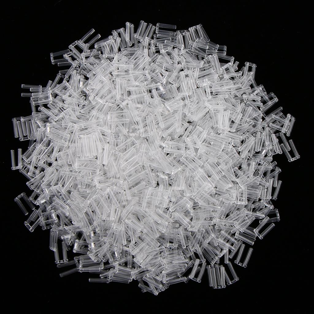 Maxbell Maxbell 1000x Rimless Eyeglass Dual Plastic Stopper 2-Hole Nail Screw Repair Tool B