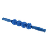 Maxbell Maxbell Comfortable 4 Balls Massage Roller Stick for Body Muscle Relaxation Blue