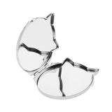 Maxbell Maxbell 2x Travel Portable Double Folding Makeup Mirror Compact Pocket Purse Mirrors #C
