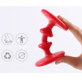 Maxbell Maxbell Portable Foot Massage Roller Plantar Heel Arch Relax Acupoint Massager Red