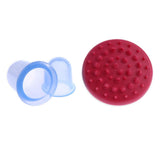 Maxbell Maxbell Silicone Anti Cellulite Vacuum Cups Body SPA Massage Brush Basalt Stone Set