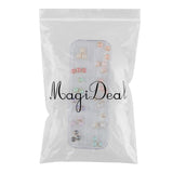 Maxbell Maxbell Colorful Nail Art Acrylic Drill Stud Point Rhinestones Glitter Tips Manicure #C