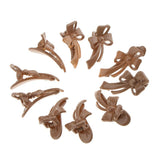 Maxbell Maxbell 10 Piece Cute Acrylic Bow Hair Barrettes Clips Hairpins for Girls Skin