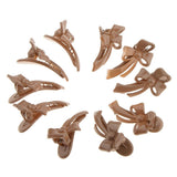 Maxbell Maxbell 10 Piece Cute Acrylic Bow Hair Barrettes Clips Hairpins for Girls Skin