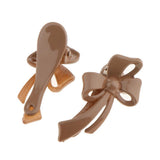 Maxbell Maxbell 10 Piece Cute Acrylic Bow Hair Barrettes Clips Hairpins for Girls Skin