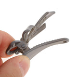 Maxbell Maxbell 10 Piece Cute Acrylic Bow Hair Barrettes Clips Hairpins for Girls Gray