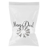 Maxbell Maxbell 10 Piece Cute Acrylic Bow Hair Barrettes Clips Hairpins for Girls Gray