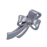 Maxbell Maxbell 10 Piece Cute Acrylic Bow Hair Barrettes Clips Hairpins for Girls Gray