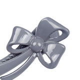 Maxbell Maxbell 10 Piece Cute Acrylic Bow Hair Barrettes Clips Hairpins for Girls Gray