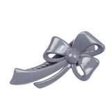 Maxbell Maxbell 10 Piece Cute Acrylic Bow Hair Barrettes Clips Hairpins for Girls Gray
