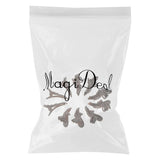 Maxbell Maxbell 10 Piece Cute Acrylic Bow Hair Barrettes Clips Hairpins for Girls Coffee