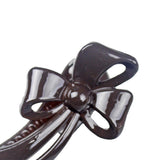 Maxbell Maxbell 10 Piece Cute Acrylic Bow Hair Barrettes Clips Hairpins for Girls Coffee