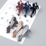 Maxbell Maxbell 10 Piece Cute Acrylic Bow Hair Barrettes Clips Hairpins for Girls Coffee