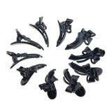 Maxbell Maxbell 10 Piece Cute Acrylic Bow Hair Barrettes Clips Hairpins for Girls Blue