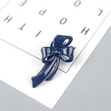 Maxbell Maxbell 10 Piece Cute Acrylic Bow Hair Barrettes Clips Hairpins for Girls Blue