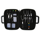 Maxbell Maxbell Set of 15 Pieces Eyeglass Repair Kit Screw Nut Nose Pads Screwdrivers Pliers for eyewear Spectacle Reading Eye Glasses Spectacle Sunglasses