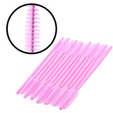 Maxbell Maxbell 150PCS Disposable Applicator Wand Set Eyelash Liner Eye Lip Brushes pink