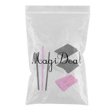 Maxbell Maxbell 150PCS Disposable Applicator Wand Set Eyelash Liner Eye Lip Brushes pink