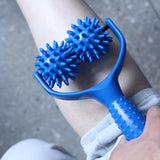Maxbell Maxbell Handheld Acupuncture Spiky Massage Ball Shoulder Muscle Massager Blue