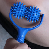 2 Pieces Acupuncture Spiky Massage Ball Shoulder Muscle Massager Sticks