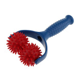 Maxbell Maxbell Handheld Acupuncture Spiky Massage Ball Shoulder Muscle Massager Blue Red