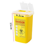 Maxbell 2x Sharps Container Biohazard Needle Disposal  Tattoo Waste Bin 1L