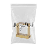 Maxbell 15 Holes Stainless Steel Dental Burs Holder Block Case Sterilizer Box Gold