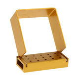 Maxbell 15 Holes Stainless Steel Dental Burs Holder Block Case Sterilizer Box Gold