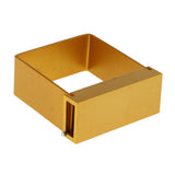Maxbell 15 Holes Stainless Steel Dental Burs Holder Block Case Sterilizer Box Gold