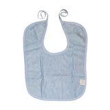 Maxbell Maxbell Short Adult Disability Bib Mealtime Dining Cloth Protector Apron Waterproof Blue