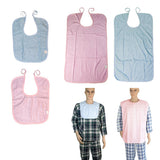 Maxbell Maxbell Short Adult Disability Bib Mealtime Dining Cloth Protector Apron Waterproof Blue