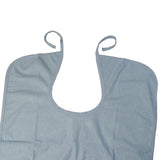 Maxbell Maxbell Short Adult Disability Bib Mealtime Dining Cloth Protector Apron Waterproof Blue