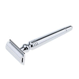 Men's Double Edge Safety Shaving Razor Alloy Classic Manual Shaver Base Set