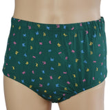 Maxbell Maxbell Men's Breathable Cotton Underwear Patient Reusable Snap-On Incontinence Pant M