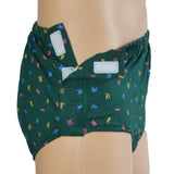 Maxbell Maxbell Men's Breathable Cotton Underwear Patient Reusable Snap-On Incontinence Pant M