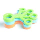 Maxbell Maxbell Finger Stretcher Resistance Band Exerciser Hand Grip Strength Trainer Orange