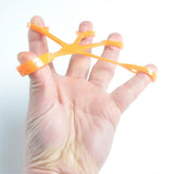 Maxbell Maxbell Finger Stretcher Resistance Band Exerciser Hand Grip Strength Trainer Orange