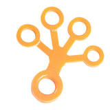 Maxbell Maxbell Finger Stretcher Resistance Band Exerciser Hand Grip Strength Trainer Orange