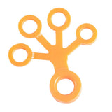 Maxbell Maxbell Finger Stretcher Resistance Band Exerciser Hand Grip Strength Trainer Orange