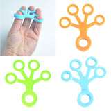 Maxbell Maxbell Finger Stretcher Resistance Band Exerciser Hand Grip Strength Trainer Orange