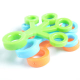 Maxbell Maxbell Finger Stretcher Resistance Band Exerciser Hand Grip Strength Trainer Orange
