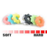 Maxbell Maxbell Silicone Forearm Wrist Finger Exerciser Hand Grip Strengthener Gripper Ring White