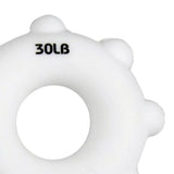 Maxbell Maxbell Silicone Forearm Wrist Finger Exerciser Hand Grip Strengthener Gripper Ring White