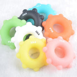 Maxbell Maxbell Silicone Forearm Wrist Finger Exerciser Hand Grip Strengthener Gripper Ring White