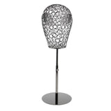 Maxbell Suede Cork Mannequin Head Hat Rack Cap Wig Holder Display Stand Model Set