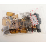 Maxbell Maxbell Lots 20pcs Empty Clear Glass Dram Bottles Vials With Black Screw Cap Brown 3ml